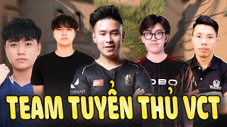 Cách Đội Tuyển Toàn Tuyển Thủ VCT Bắn Rank ft. (Dev Nguyen, Mazuong2k4, Bucute, Leopard) /VALORANT/