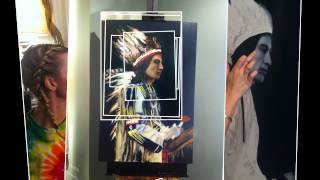 Elihue Maytubby Portrait Time Lapse Oil Painting