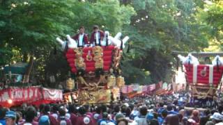 平成20年 東大阪市枚岡神社秋郷祭本宮(22/31)宮入 宝箱