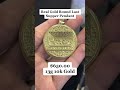 Real Gold Round Last Supper Pendant by Ijaz Jewelers