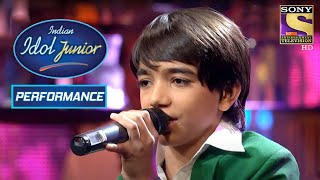 Nirvesh's Heartfelt Performance On 'Pathar Ke Sanam' | Indian Idol Junior