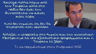 Άγγελος Συρίγος, Η Τουρκία όταν δημιουργεί κλίμα, προσπαθεί να το εκμεταλλευτεί σε επόμενη φάση