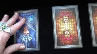 3 card tarot spread, Past/present/future, TUTORIAL