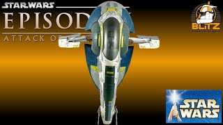 Hasbro Star Wars Saga Attack of the Clones Jango Fett's Slave I Secret Attack Reveal Review