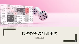 優勝確率の計算方法