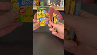 Comparing 30 Year Old Crayons To New Ones 🖍️ #art #drawing