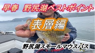 野尻湖ベストポイント　表層編　野尻湖スモールマウスバス