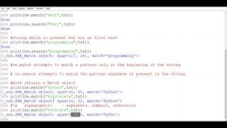 Python Regular Expression - 1 - match, search