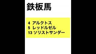 的中　フェブラリーステークス　G I 競馬予想　2022年2月20日　東京競馬場　中央競馬　JRA