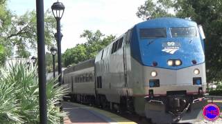 *RARE!!!!!!* Amtrak Silver Star with Dining Car and P42 Start Up!!!!!