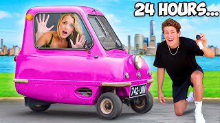 OVERNIGHT IN THE WORLD'S SMALLEST CAR!!