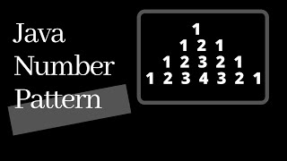 Number Pattern in Java - using for loop