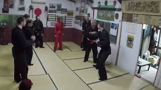 Ninjutsu Japan training. Gyokko Ryu with Ishizuka Sensei