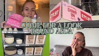 LETS HAVE A NOSE ROUND ASDA | KIDS SWEARING 🤬 | NEW IN ASDA | UK MOM VLOG | COZY VIBES |