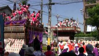 三嶋囃子 三町の競り 東本町一丁目vs二丁目vs南二日町①