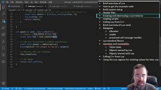 Tutorial: Using Lua with C++