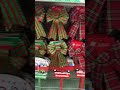 DOLLAR TREE CHRISTMAS BOWS & FLORAL 2021 🎄 #shorts