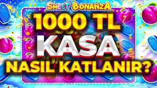 SWEET BONANZA KÜÇÜK KASA 🍭| 1000 TL KASAYLA GELEN TAKTİK VURGUN 🍭SLOT OYUNLARI REKOR ÖDEME 🍭