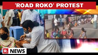 Coimbatore: 'Road Roko' Protest Takes Place Over Shortage Of COVID-19 Vaccine Tokens