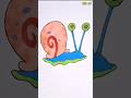 How to Draw Gary the Snail | Spongebob SquarePants #shorts