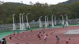 20221016北九州陸上カーニバル 中学男子4x100mリレー決勝