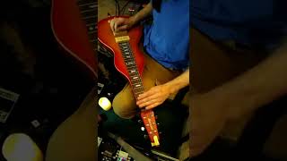 Vorson Lap Steel with Klon Centaur to 65 Fender Twin thru Leslie 16 slow #shorts #guitar #lapsteel