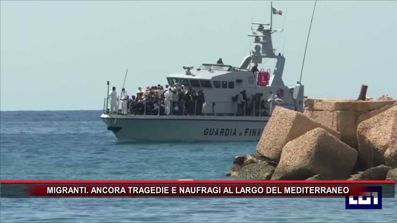 MIGRANTI ANCORA TRAGEDIE E NAUFRAGI AL LARGO DEL MEDITERRANEO - YouTube