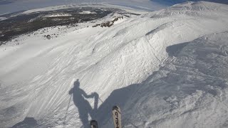 Skiing Dropout Chutes ♦️♦️ | Mammoth Mountain