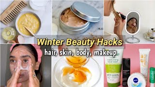 10 Winter Beauty Hacks Every Girl Should Try💅| Selfcare with Taiba