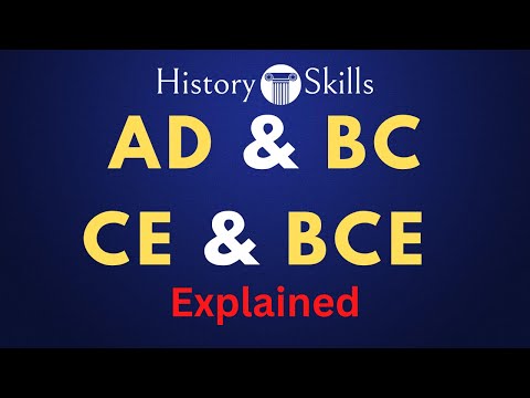 What is BC and AD in history?