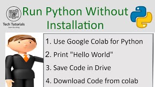 Google Colab - Run Python Code Without Installation