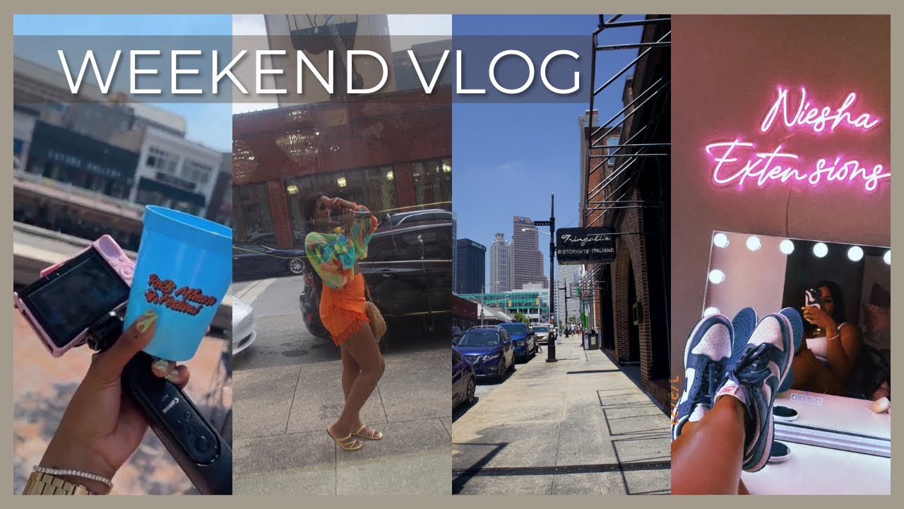 Weekend Vlog | RnB & Mimosas Festival + Family Gather + Gender Reveal ...