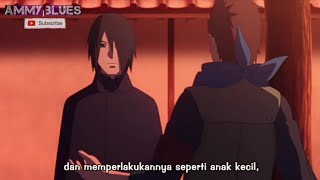 Sasuke menasehati Konohamaru