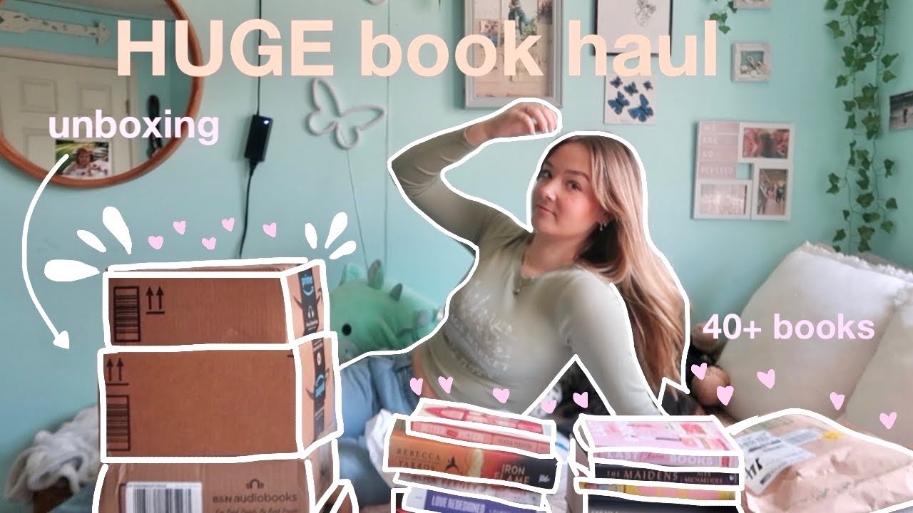 Huge Book Haul Unboxing Youtube