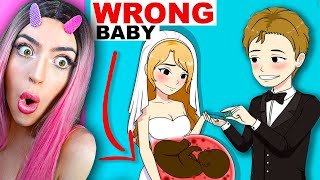 Wife Pregnant with WRONG BABY.. (True Story Animation Reaction)