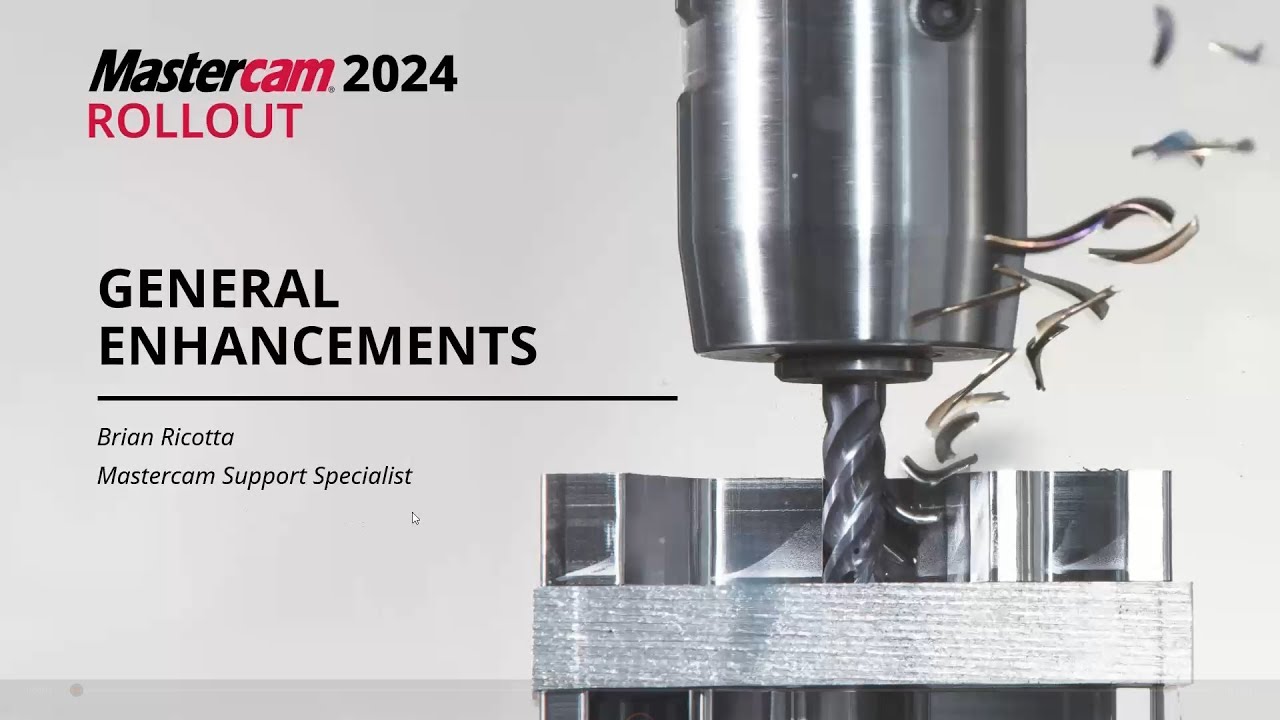 Mastercam 2024 General Enhancements - YouTube