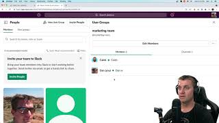 How to create a Slack user group