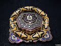 Gelang Batu Akik Dzi Yellow Tooth Tiger Fang Blessed Tibet 30mm E1062