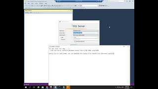 Restore a .bak backup file in MS SQL Server 2022
