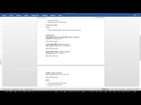 How To: Resume for High School Students How To: Resume for High School Students