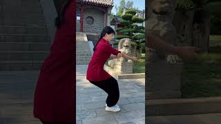 Xingyiquan movements are mostly straight forward and rhythmic#kungfu #wushu #sports #shorts