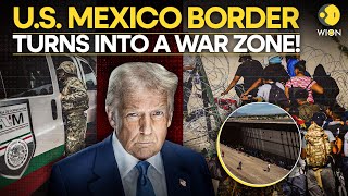 US Mexico Border | US Mexico Border Tension |  War Like Situation | Trump Deportation LIVE | WION