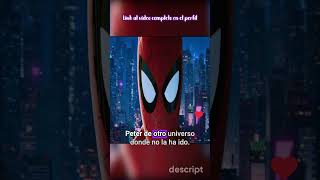 Resumen Spider-man into the spider verse pt6 #resumen #acrossthespiderverse  #spiderverse