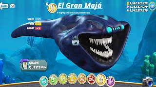 Hungry Shark World - El Gran Majá New Shark Coming Soon - All 45 Sharks Unlocked Hack Gems Coins Mod