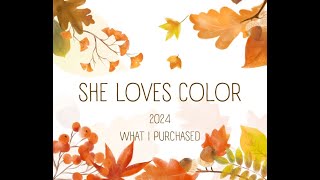 She Loves Color 2024 - What I Bought  Share