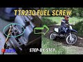 Easy TTR230 Fuel Screw Adjustment (Hard Start/Bog/Backfires)