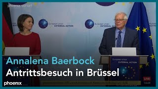 Antrittbesuch von Bundesaußenministerin Annalena Baerbock in Brüssel am 09.12.21