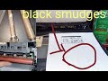 black smudges #brother dcp-L2540dw, cleaning upper fuser roller,