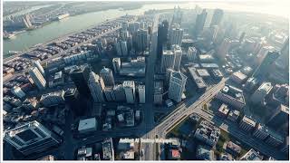 🔷 Stunning Aerial Cityscape – AI-Generated 4K Wallpaper 🌇✨ #AIWallpaper