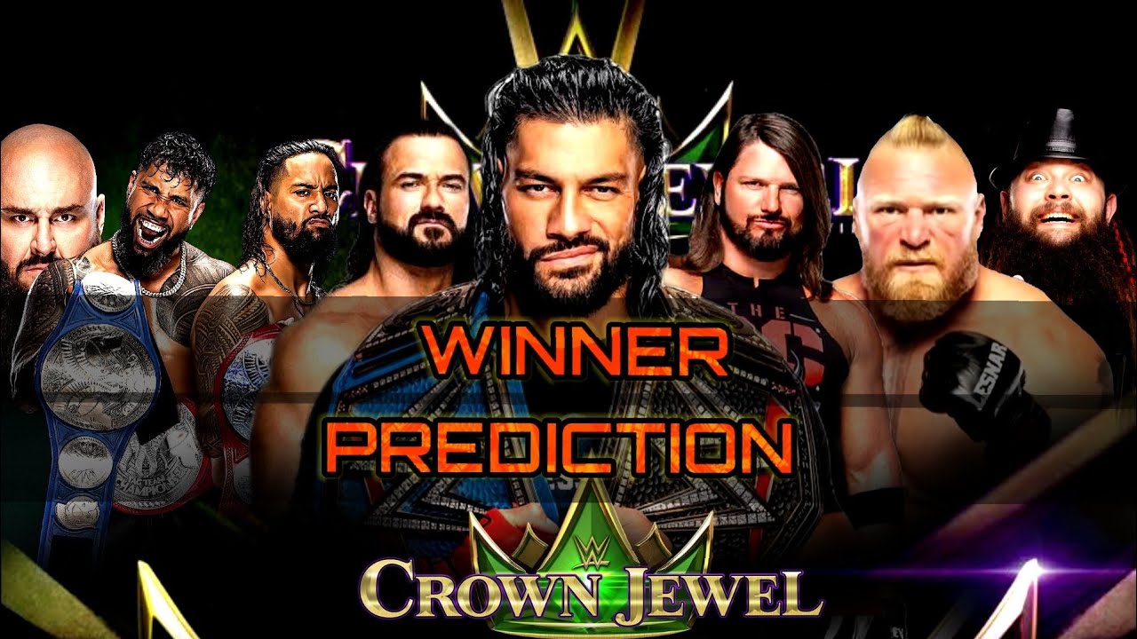 Wwe Crown Jewel Match Card And Winner Prediction - YouTube